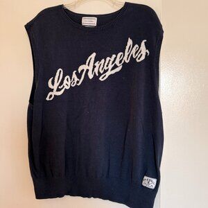 RVCA x Stella ASOS Los Angeles Sweater Vest (Navy)